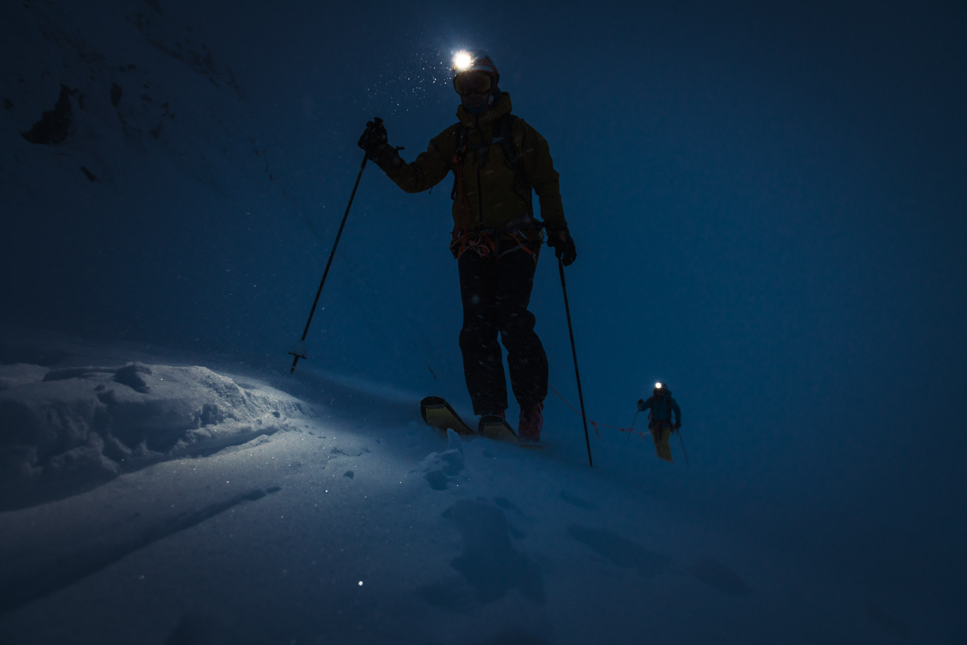 Lampe frontale Ledlenser pour le ski de rando - Blog Montania Sport