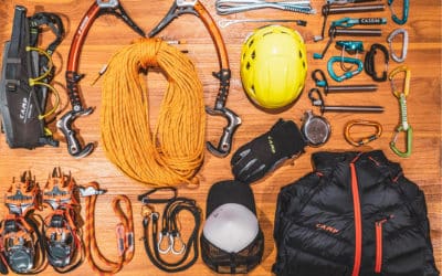 Quel matériel dans le sac pour la glace et la goulotte ?