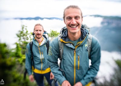 Louna et Tristan Ladevant, frangins de la verticale