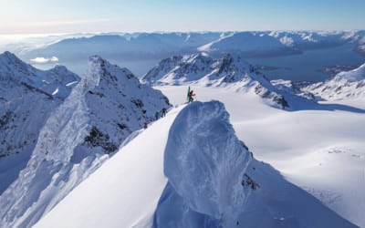 Norvège : première à ski par hasard dans les Alpes de Lyngen
