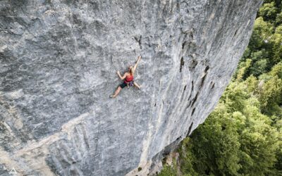 Escalade en Isère : les falaises des gorges du Crossey