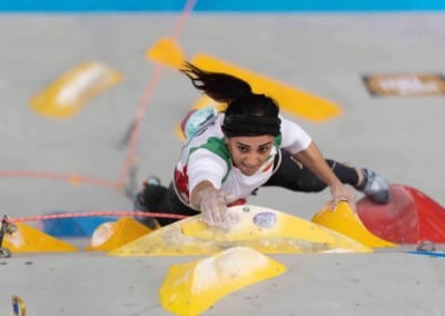 Elnaz Rekabi : grimpeuse libre