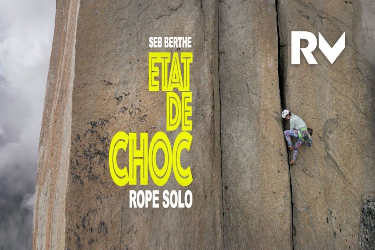 Seb Berthe dans « Etat de choc » en solo encordé – Alpine Mag
