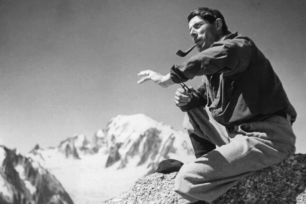 Chaussures D'alpinisme Anciennes ICS – Cordée 1940 – Portées Pour Le Film "Premier De Cordée"