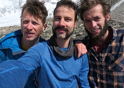 Christophe Ogier, Jérôme Sullivan et Victor Saucède, piolet d’or