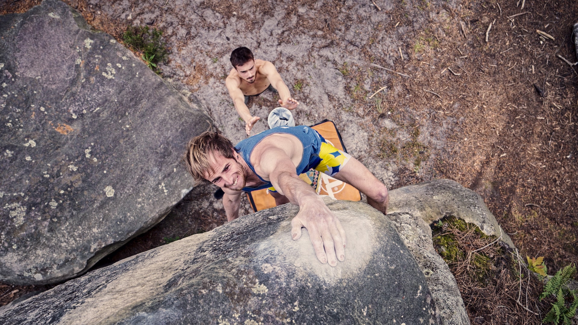 Bleau Dans La Peau, seb Berthe et Hugo Parmentier ©Jerôme Tanon