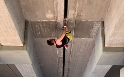 L’art de la fissure sous un pont de Berlin selon Tom Randall