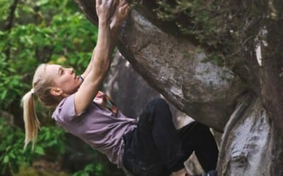 Bloc : les Big Five de Fontainebleau avec Janja Garnbret
