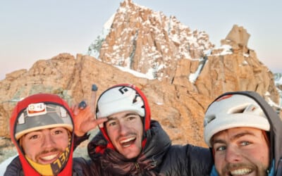 7 jours dans la face ouest des Drus, la nouvelle voie d&rsquo;Amaury Fouillade, Baptiste Obino et Philippe Bruley