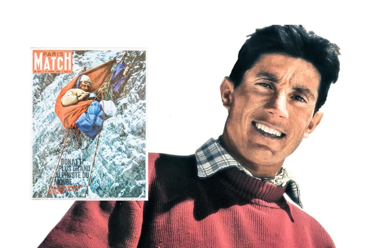 Walter Bonatti, février 1965 : son adieu à l'alpinisme avec la ...