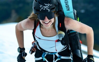 Nouveau record féminin du mont Blanc à ski pour Élise Poncet en 6h54 : « J’ai mis 1h15 pour descendre, presqu&rsquo;aussi rapide que Kilian Jornet sans skis ! »