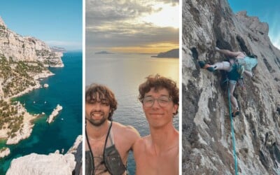 La traversée Gabian : Run and Climb au cœur des Calanques pour Esteban Daligault et Thomas Joannes
