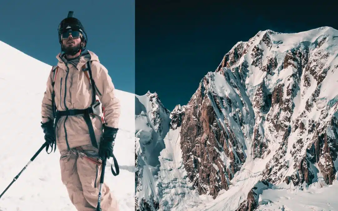 Ski de pente raide : la trilogie majeure au mont Blanc de Morgan Akhourfi