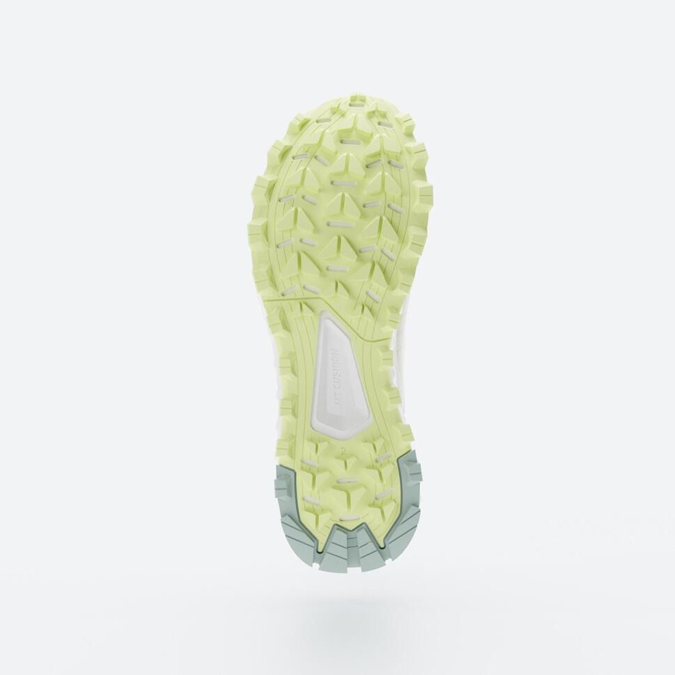 chaussures-de-trail-running-pour-femme-kiprun-mt-cushion-2-vert-jaune