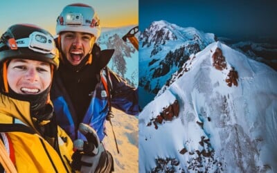 Inoxtag, retour à la montagne avec Mathis Dumas à l’Aiguille Verte