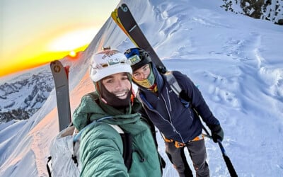 Benjamin Védrines et Nicolas Jean signent une fantastique traversée du massif du Mont-Blanc en ski de pente raide