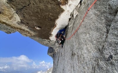 « Ouvrir aux Drus, un rêve d&rsquo;alpiniste » réalisé pour Yanis Cherqaoui, Baptiste Obino et Hugo Peruzzo