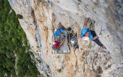 Escalade : grandes voies dures à Presles avec les nouveaux membres du Groupe Excellence Alpinisme National FFCAM