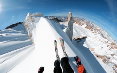 Ski freeride dans les Andes en juillet et août 2025