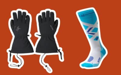Ski : gants Arc’teryx et chaussettes STOX pour bien protéger ses extrémités