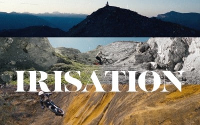 Irisation : dans son dernier film Yannis Pelé colore le Mercantour avec son vélo