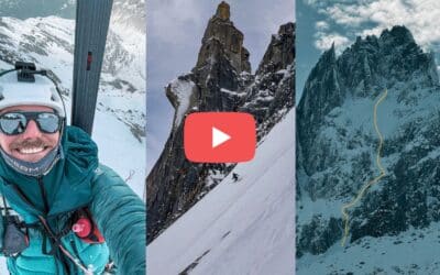 Aurelien Lardy et Guillaume Pierrel revisitent la face nord des Grands Charmoz