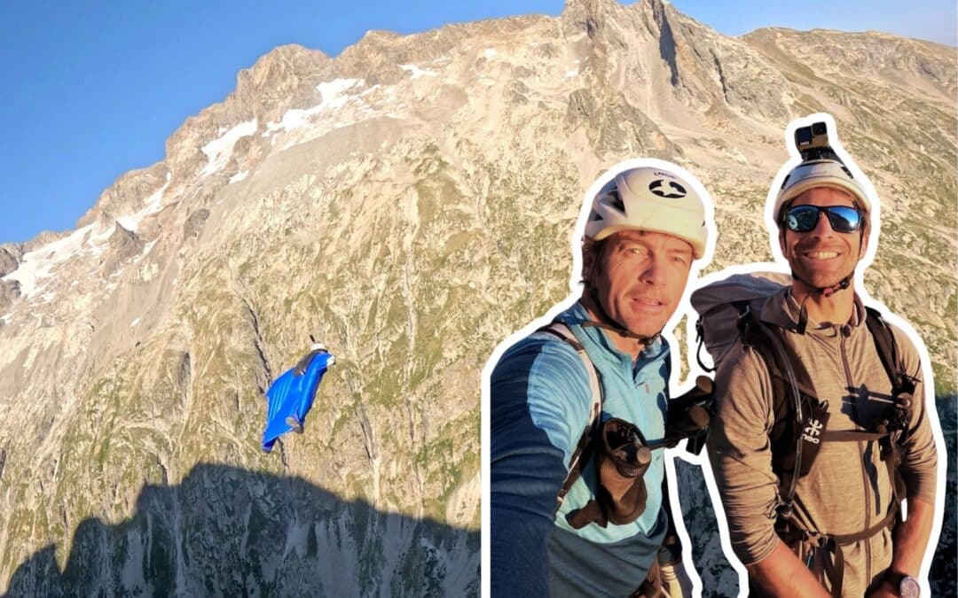 Une traversée des Écrins en alpinisme et wingsuit pour Antoine Pecher et Vincent Cotte